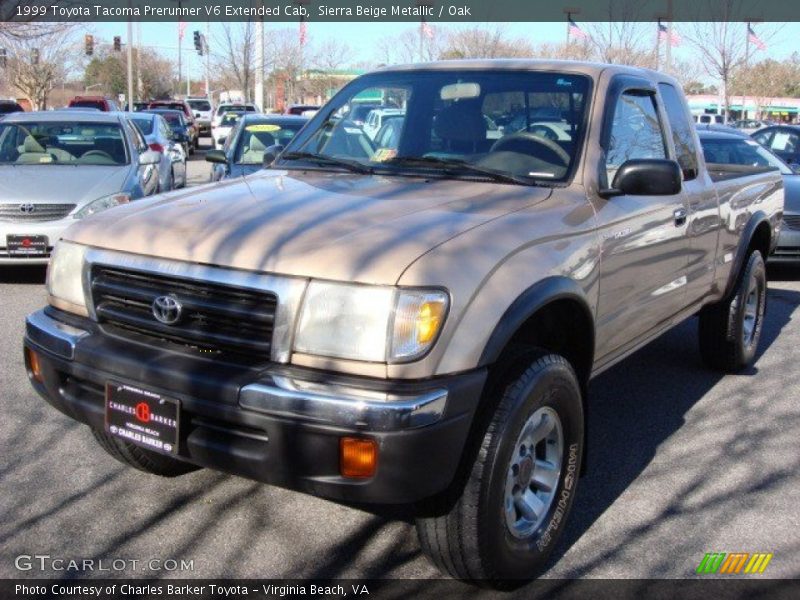 Sierra Beige Metallic / Oak 1999 Toyota Tacoma Prerunner V6 Extended Cab