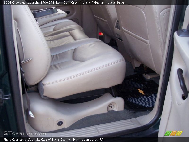 Dark Green Metallic / Medium Neutral Beige 2004 Chevrolet Avalanche 1500 Z71 4x4