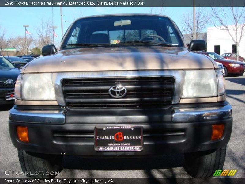 Sierra Beige Metallic / Oak 1999 Toyota Tacoma Prerunner V6 Extended Cab