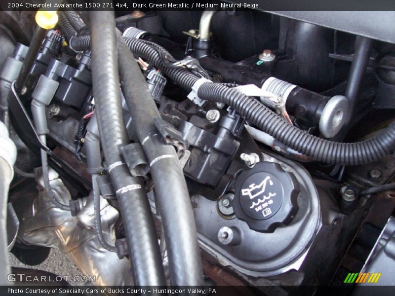 Dark Green Metallic / Medium Neutral Beige 2004 Chevrolet Avalanche 1500 Z71 4x4