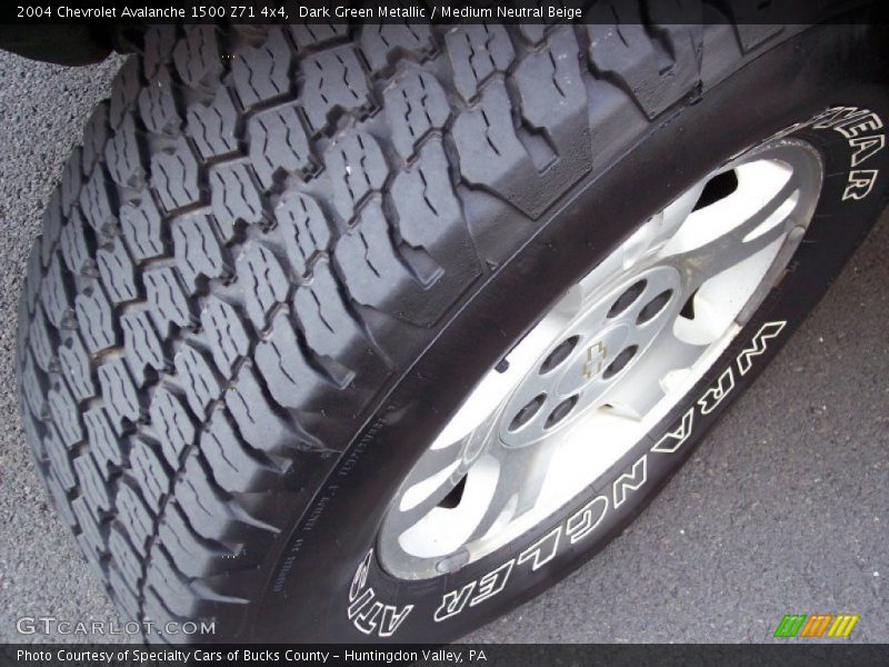 Dark Green Metallic / Medium Neutral Beige 2004 Chevrolet Avalanche 1500 Z71 4x4