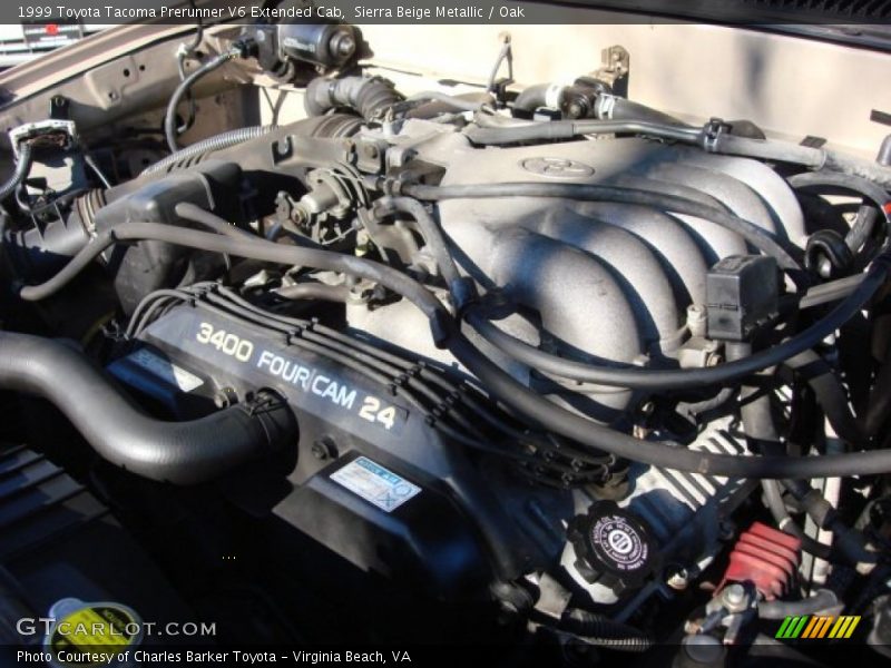 Sierra Beige Metallic / Oak 1999 Toyota Tacoma Prerunner V6 Extended Cab