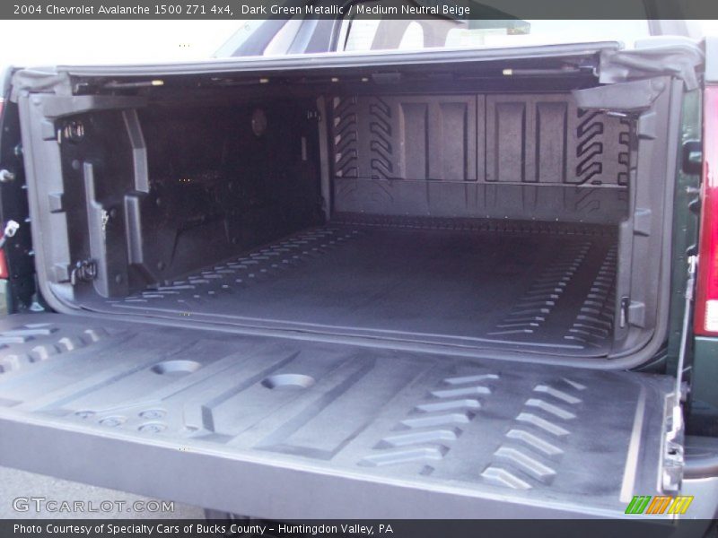Dark Green Metallic / Medium Neutral Beige 2004 Chevrolet Avalanche 1500 Z71 4x4