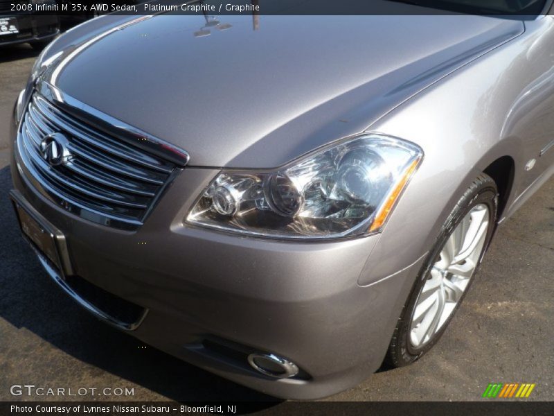 Platinum Graphite / Graphite 2008 Infiniti M 35x AWD Sedan