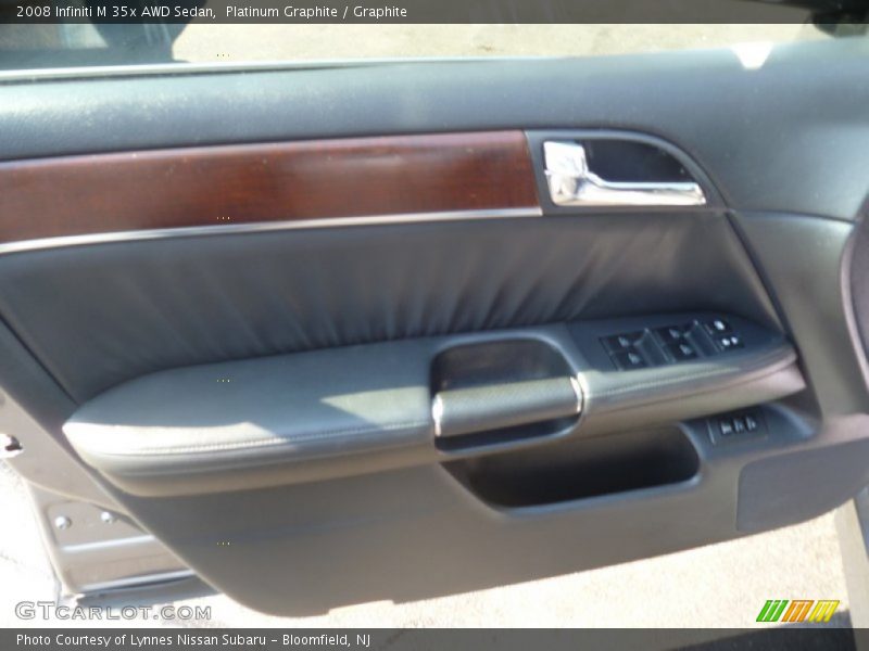 Platinum Graphite / Graphite 2008 Infiniti M 35x AWD Sedan