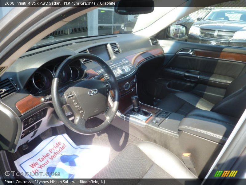 Platinum Graphite / Graphite 2008 Infiniti M 35x AWD Sedan