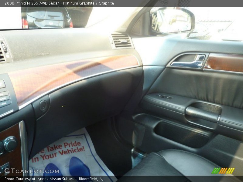 Platinum Graphite / Graphite 2008 Infiniti M 35x AWD Sedan