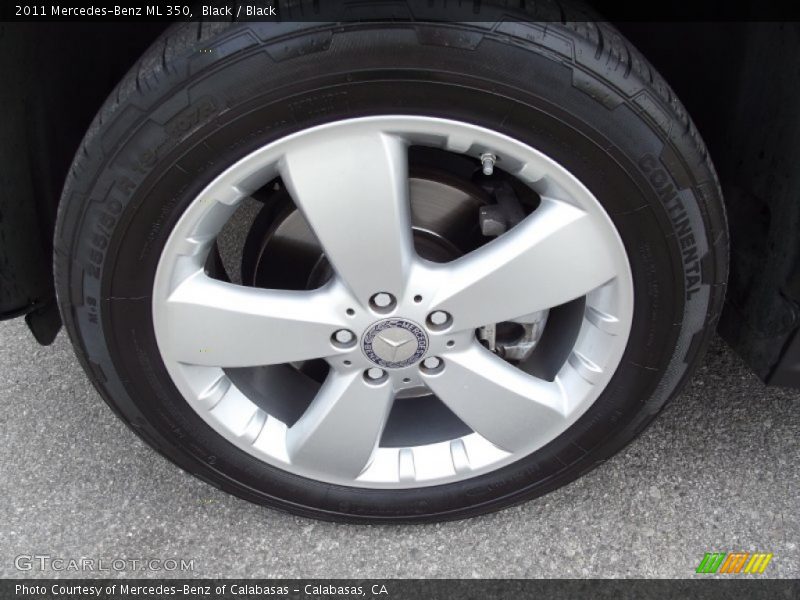 Black / Black 2011 Mercedes-Benz ML 350