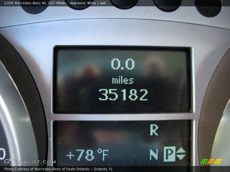 Alabaster White / Ash 2006 Mercedes-Benz ML 350 4Matic