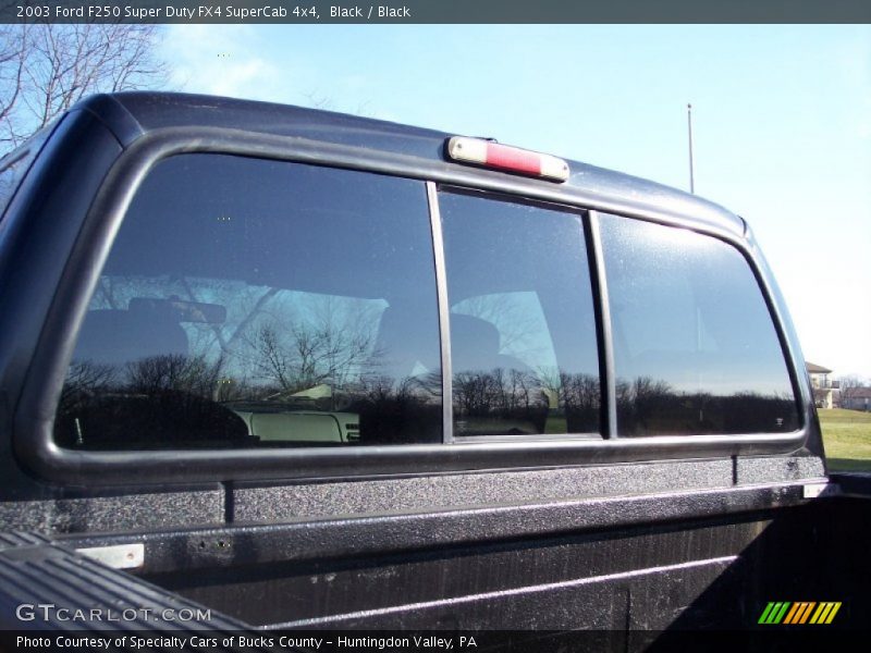 Black / Black 2003 Ford F250 Super Duty FX4 SuperCab 4x4