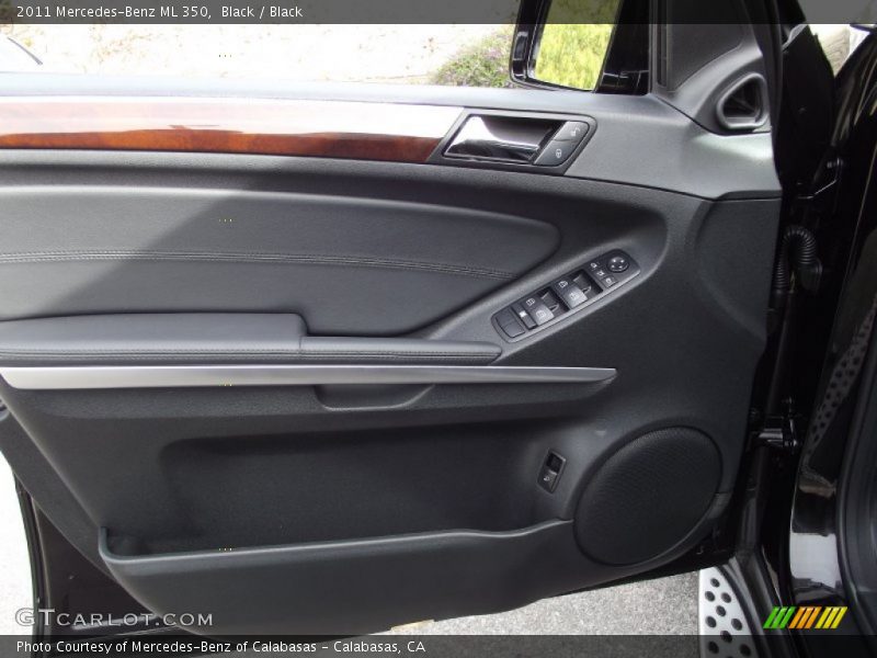 Black / Black 2011 Mercedes-Benz ML 350
