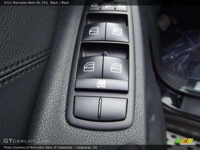 Black / Black 2011 Mercedes-Benz ML 350
