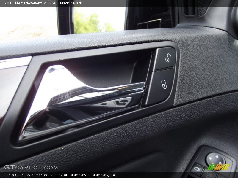 Black / Black 2011 Mercedes-Benz ML 350