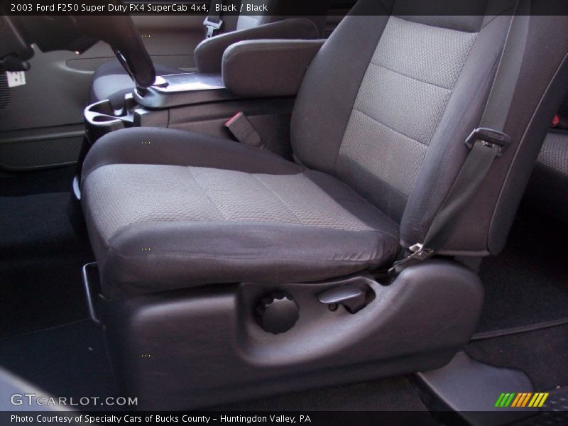 Black / Black 2003 Ford F250 Super Duty FX4 SuperCab 4x4