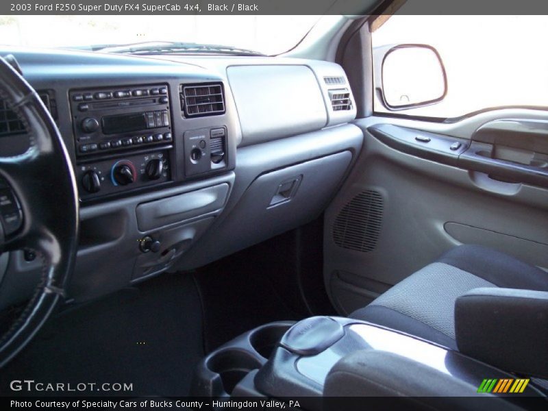 Black / Black 2003 Ford F250 Super Duty FX4 SuperCab 4x4