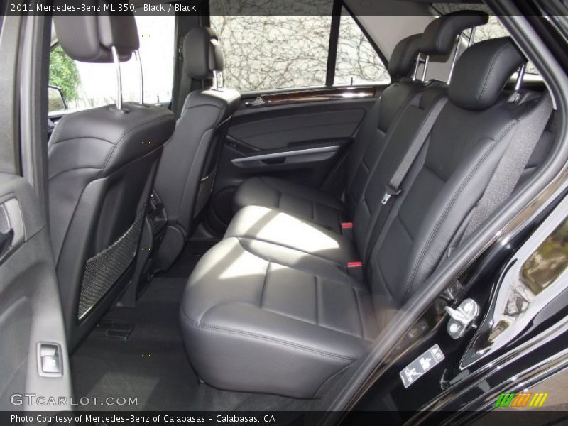 Black / Black 2011 Mercedes-Benz ML 350