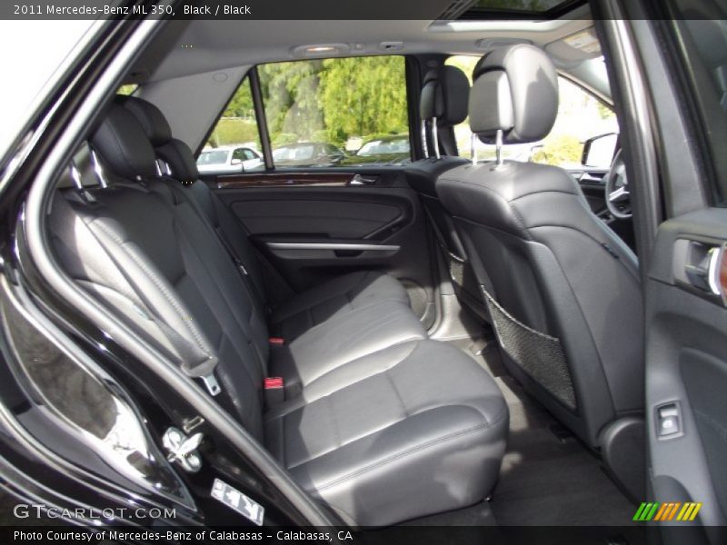 Black / Black 2011 Mercedes-Benz ML 350