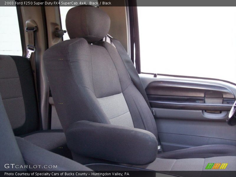 Black / Black 2003 Ford F250 Super Duty FX4 SuperCab 4x4