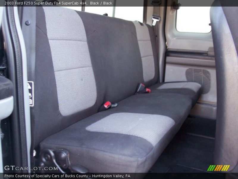 Black / Black 2003 Ford F250 Super Duty FX4 SuperCab 4x4