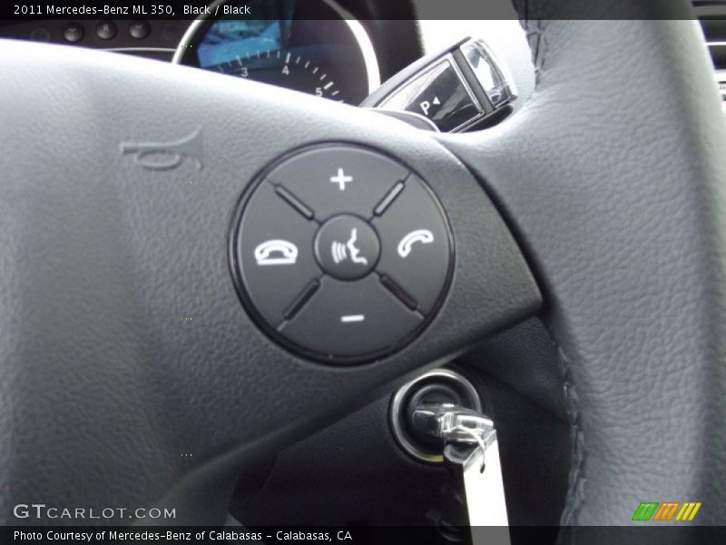 Black / Black 2011 Mercedes-Benz ML 350