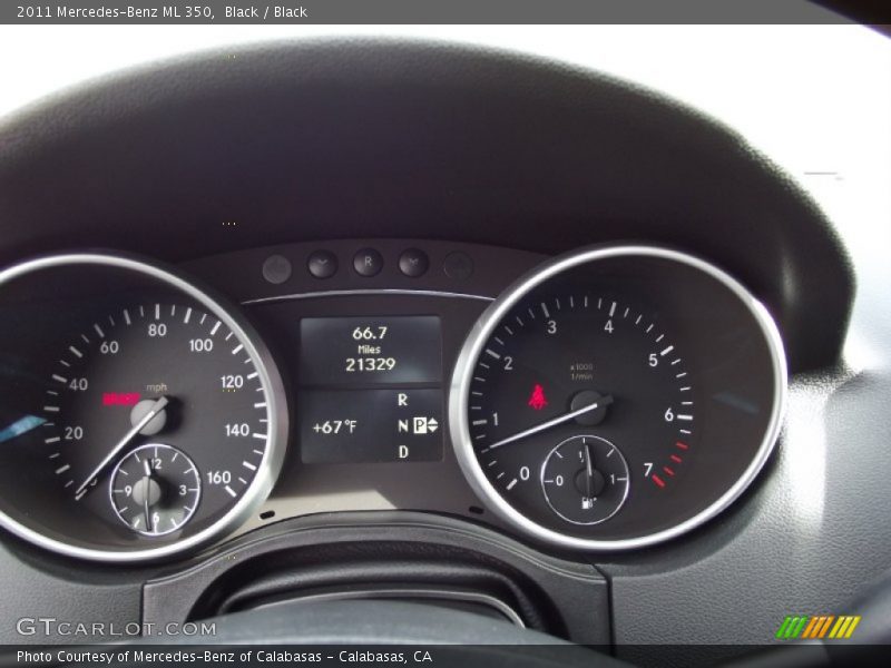 Black / Black 2011 Mercedes-Benz ML 350