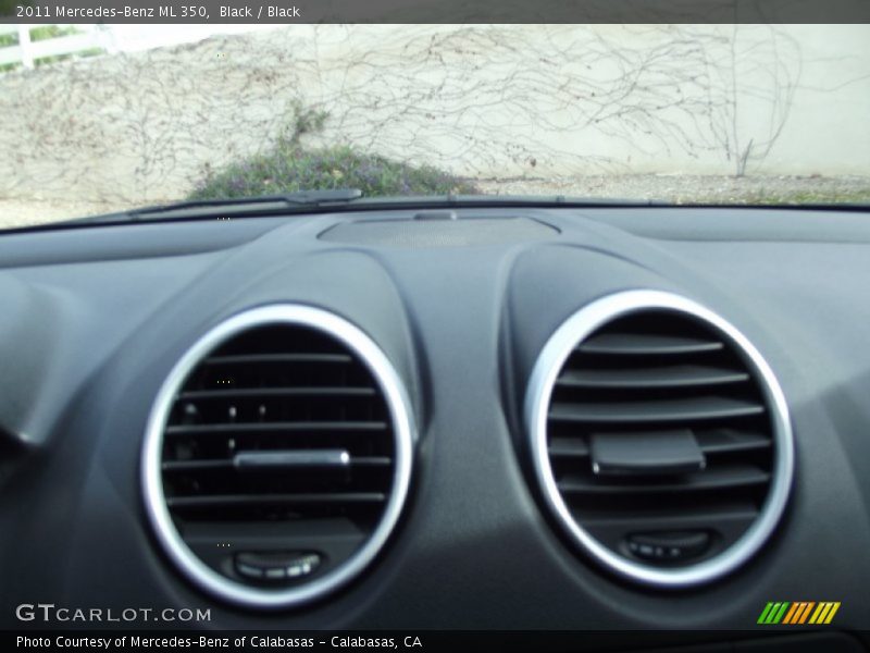 Black / Black 2011 Mercedes-Benz ML 350