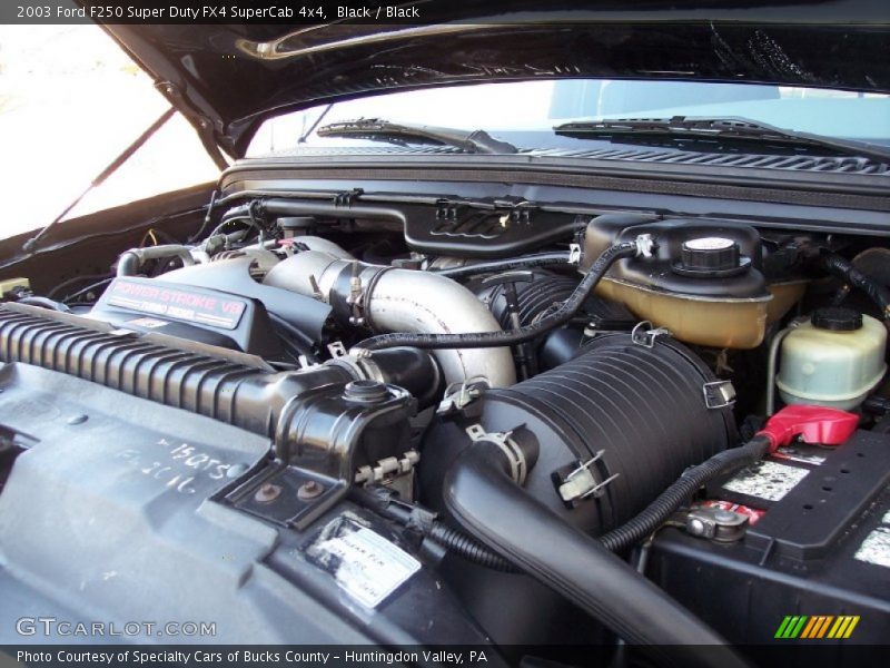 Black / Black 2003 Ford F250 Super Duty FX4 SuperCab 4x4