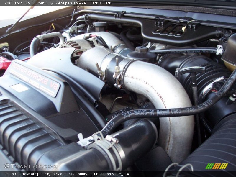 Black / Black 2003 Ford F250 Super Duty FX4 SuperCab 4x4