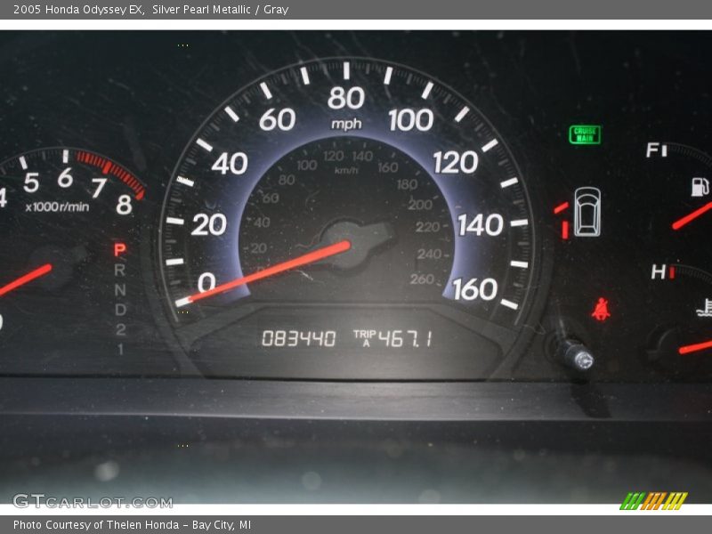 Silver Pearl Metallic / Gray 2005 Honda Odyssey EX