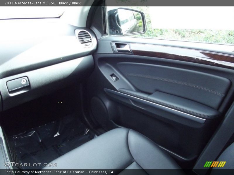 Black / Black 2011 Mercedes-Benz ML 350