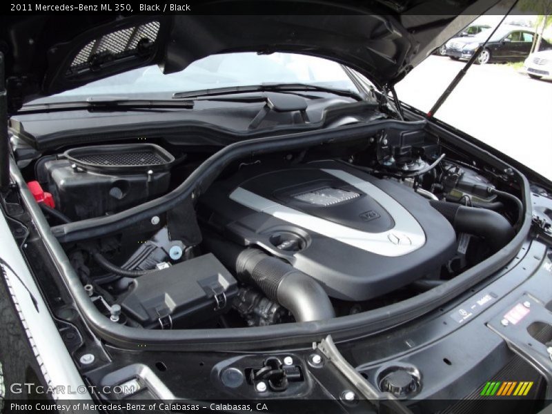 Black / Black 2011 Mercedes-Benz ML 350