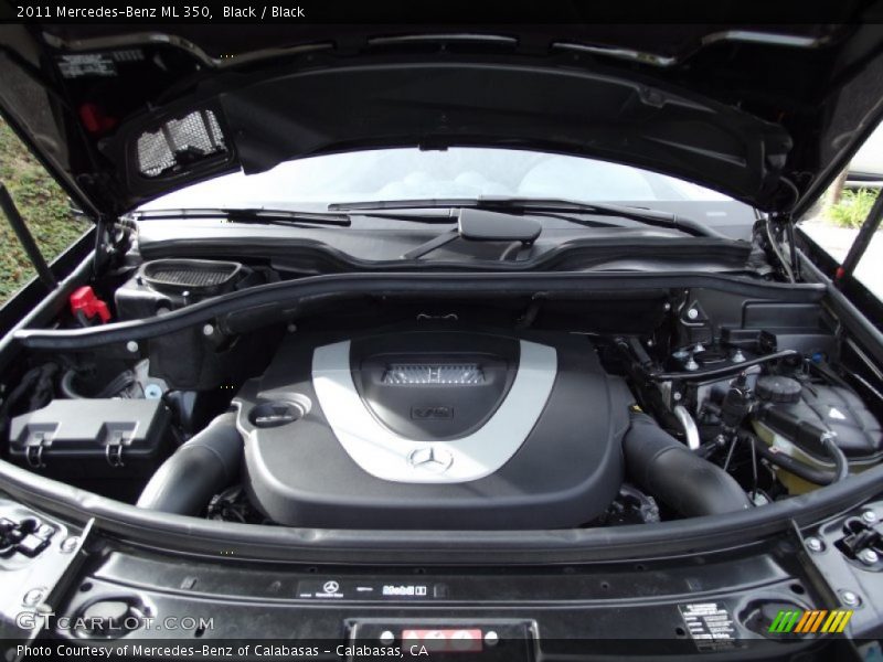 Black / Black 2011 Mercedes-Benz ML 350