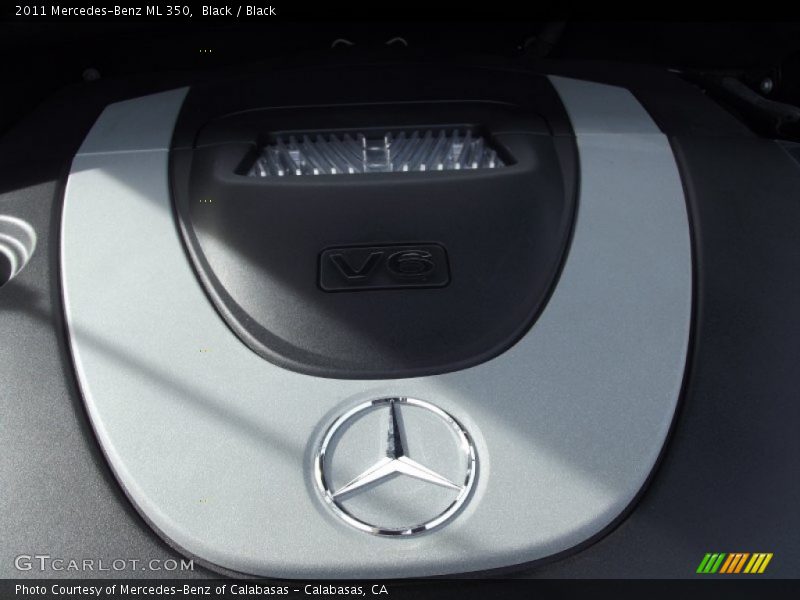Black / Black 2011 Mercedes-Benz ML 350