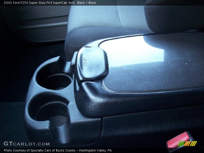 Black / Black 2003 Ford F250 Super Duty FX4 SuperCab 4x4