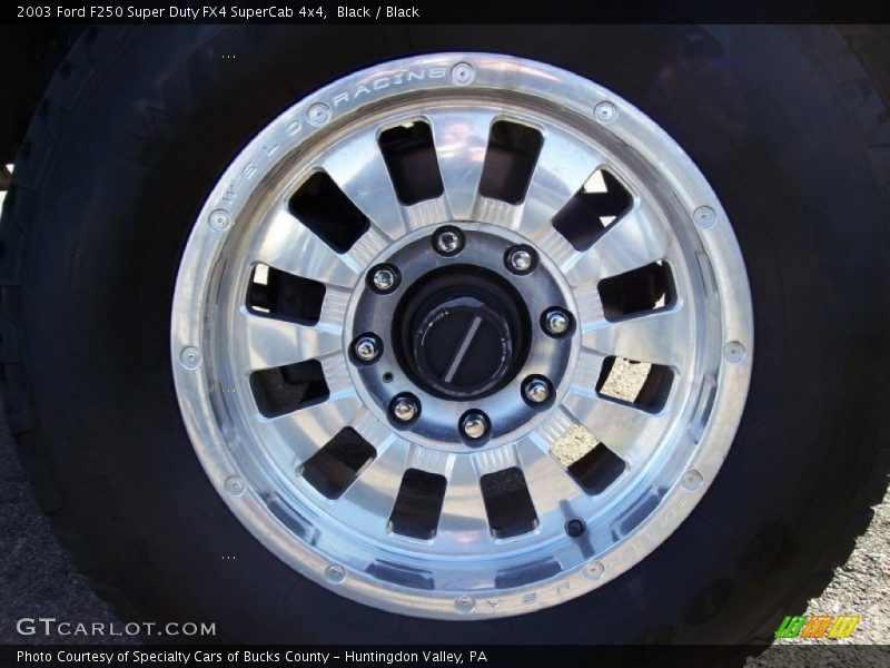 Black / Black 2003 Ford F250 Super Duty FX4 SuperCab 4x4