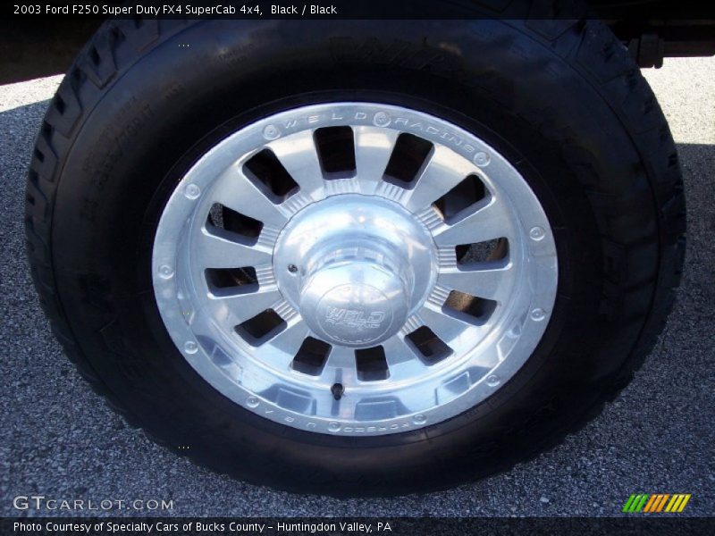 Black / Black 2003 Ford F250 Super Duty FX4 SuperCab 4x4