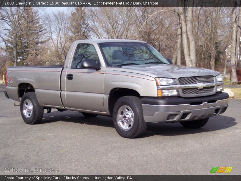 Front 3/4 View of 2003 Silverado 1500 Regular Cab 4x4