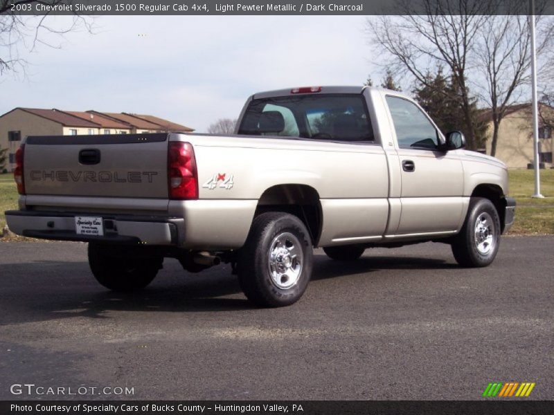Light Pewter Metallic / Dark Charcoal 2003 Chevrolet Silverado 1500 Regular Cab 4x4