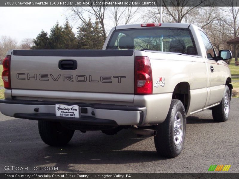 Light Pewter Metallic / Dark Charcoal 2003 Chevrolet Silverado 1500 Regular Cab 4x4