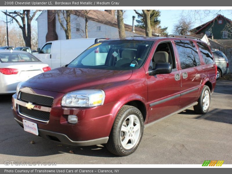 Bordeaux Red Metallic / Medium Gray 2008 Chevrolet Uplander LS