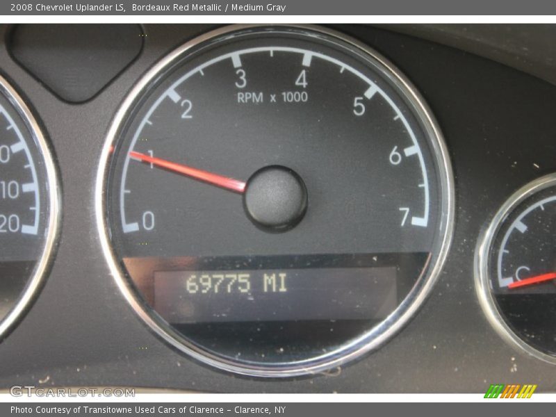 Bordeaux Red Metallic / Medium Gray 2008 Chevrolet Uplander LS