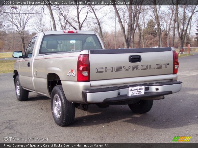 Light Pewter Metallic / Dark Charcoal 2003 Chevrolet Silverado 1500 Regular Cab 4x4