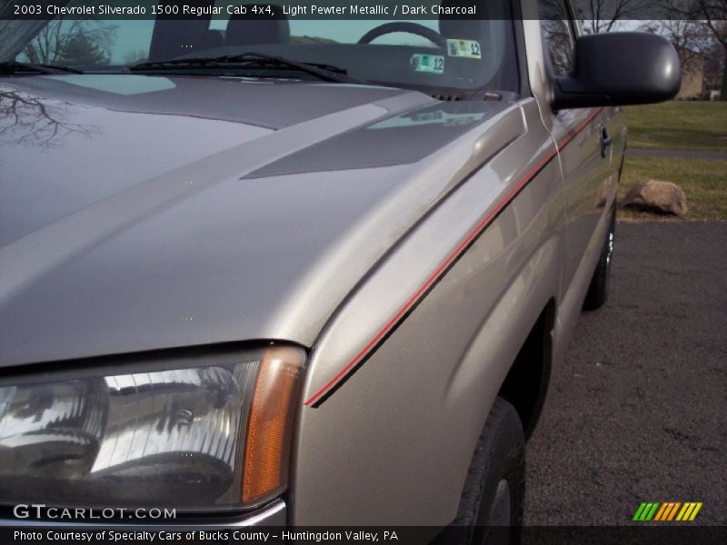 Light Pewter Metallic / Dark Charcoal 2003 Chevrolet Silverado 1500 Regular Cab 4x4