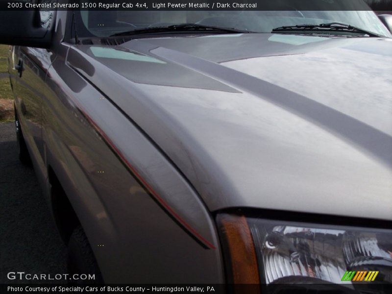 Light Pewter Metallic / Dark Charcoal 2003 Chevrolet Silverado 1500 Regular Cab 4x4