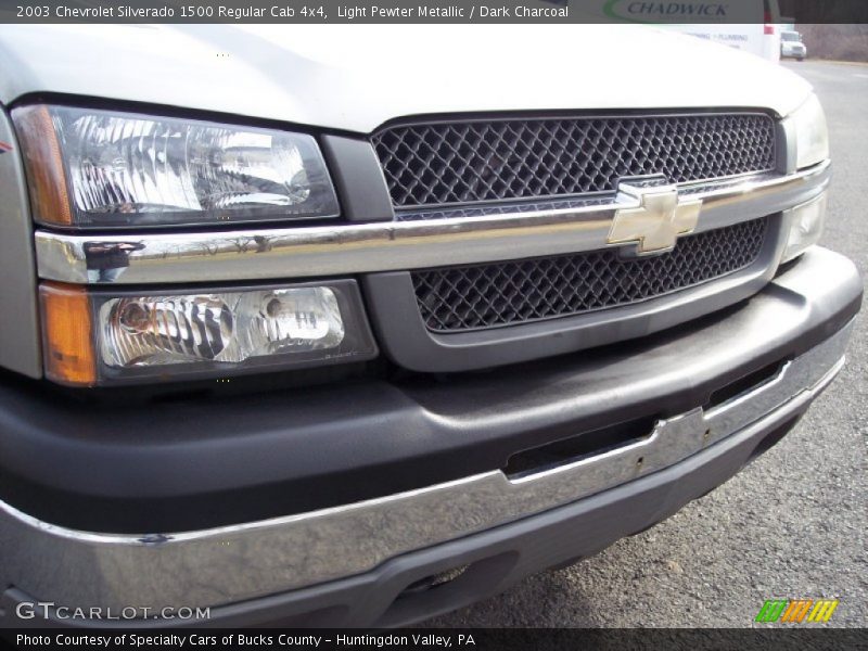 Light Pewter Metallic / Dark Charcoal 2003 Chevrolet Silverado 1500 Regular Cab 4x4