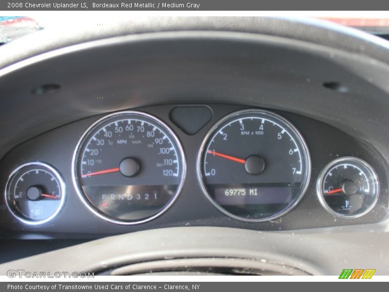 Bordeaux Red Metallic / Medium Gray 2008 Chevrolet Uplander LS