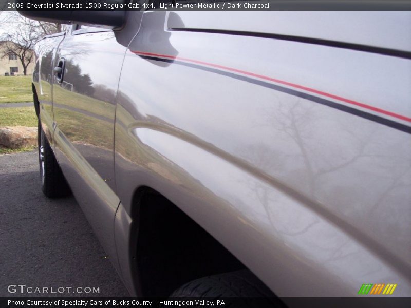 Light Pewter Metallic / Dark Charcoal 2003 Chevrolet Silverado 1500 Regular Cab 4x4