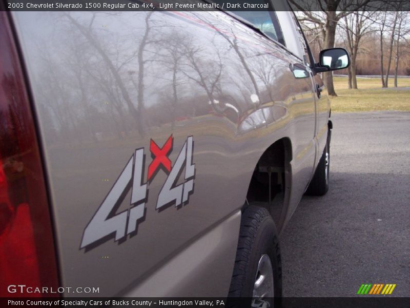 Light Pewter Metallic / Dark Charcoal 2003 Chevrolet Silverado 1500 Regular Cab 4x4
