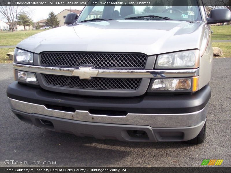 Light Pewter Metallic / Dark Charcoal 2003 Chevrolet Silverado 1500 Regular Cab 4x4