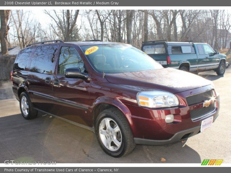 Bordeaux Red Metallic / Medium Gray 2008 Chevrolet Uplander LS